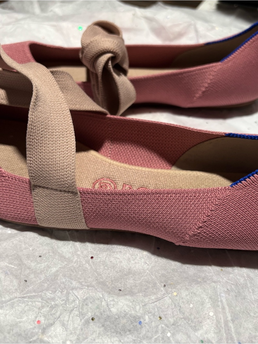 Rothy's Pink Pointed-Toe Bow Flat - Picture 5 of 14